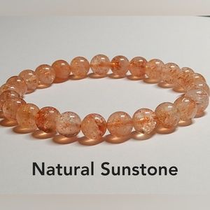 Natural Sunstone Bracelet